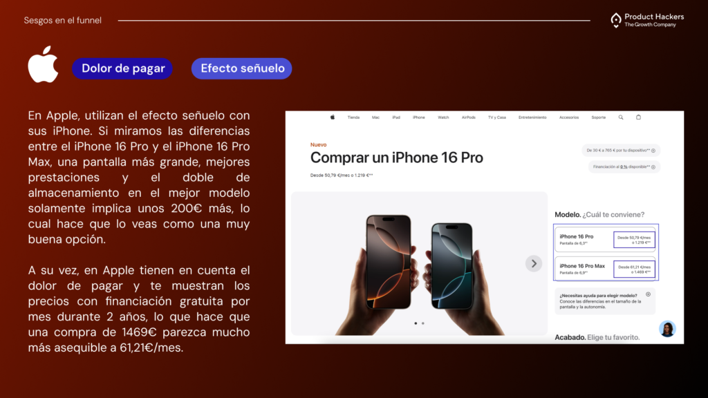 guía sesgos cognitivos en ecommerce ejemplo de uso en amazon