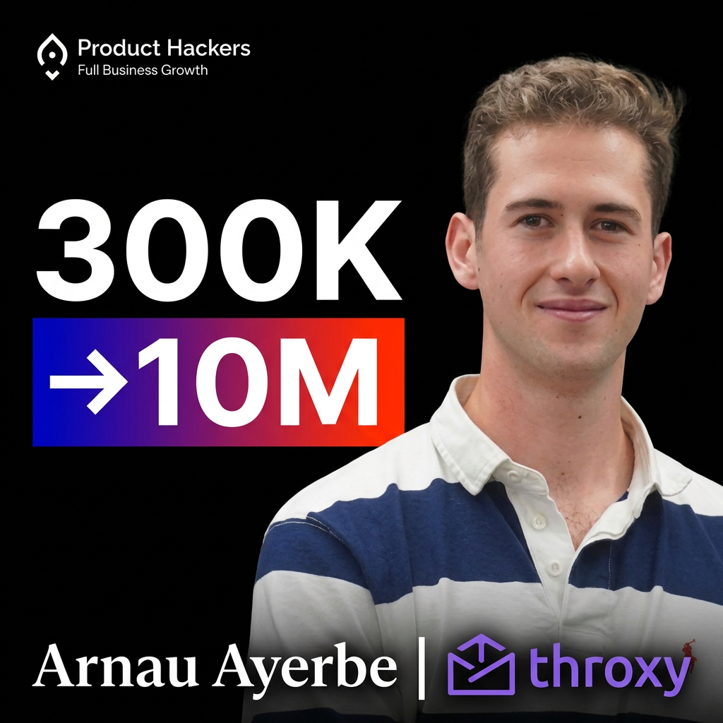 “De 300K a 10M con 25 años”: Arnau Ayerbe (Throxy, Y Combinator)